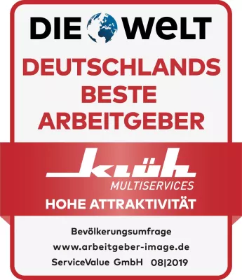 Bild: Ranking der WELT listet Klüh Multiservices unter „Deutschlands Beste Arbeitgeber“