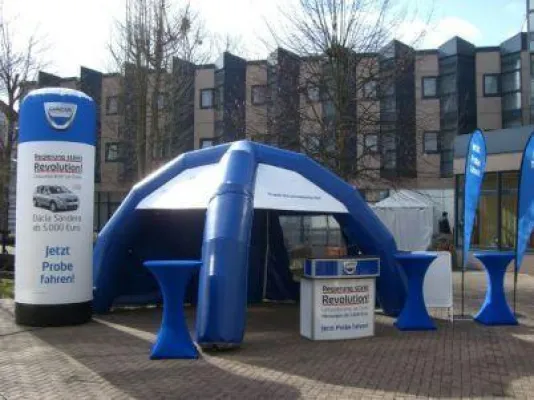 Neue aufblasbare Zelte & Promotionzelte – EVOLUTION revolutioniert seine „Luftschlösser“ Bild: Neue aufblasbare Zelte & Promotionzelte – EVOLUTION revolutioniert seine „Luftschlösser“