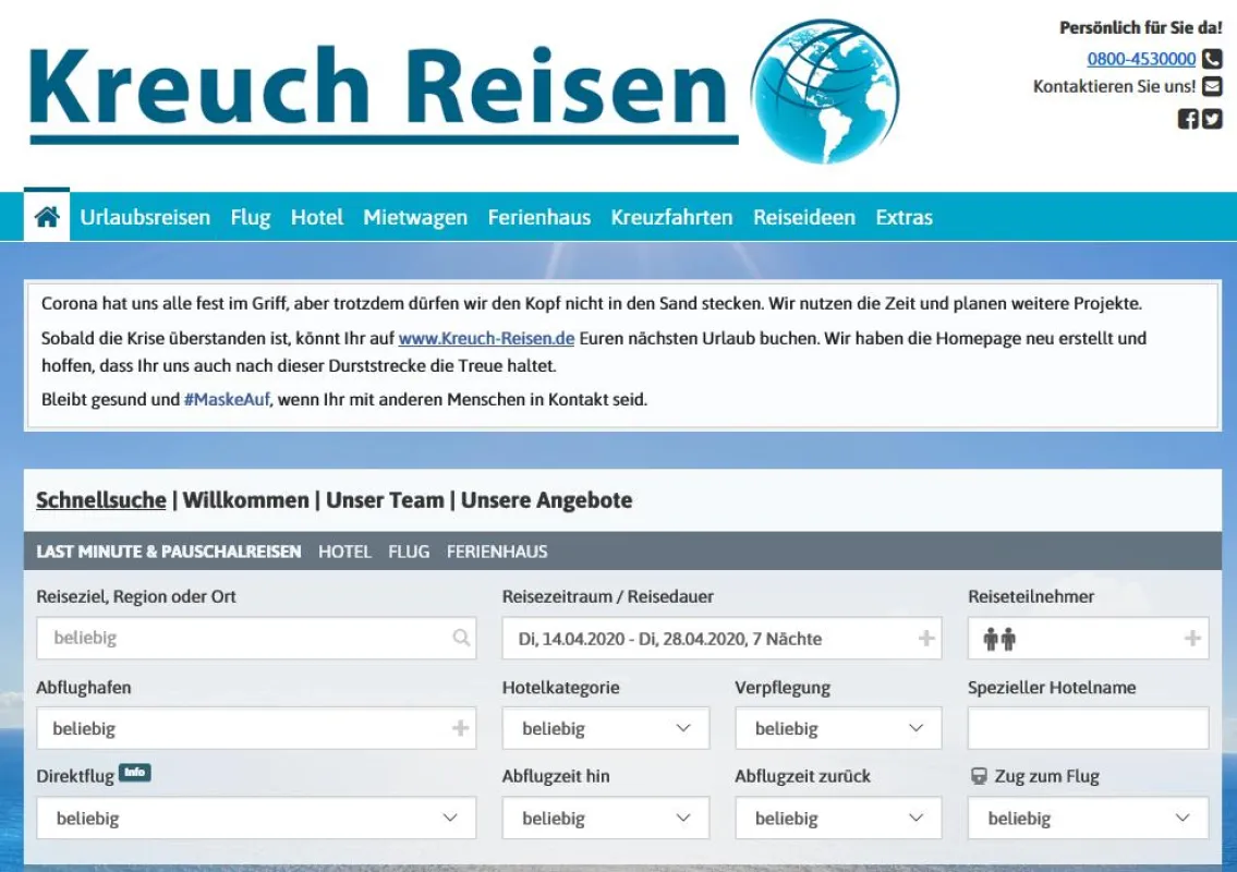 Kreuch Reisen 2020/2021