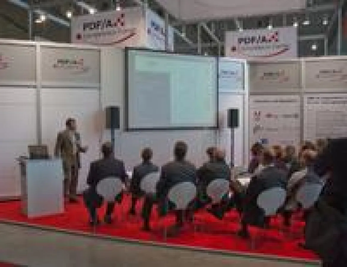 Das PDF/A Competence Center auf der DMS EXPO 2010 in Stuttgart.