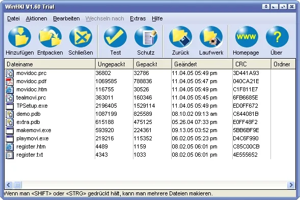 Bild: WinHKI 1.60: Der achtfache Power-Packer