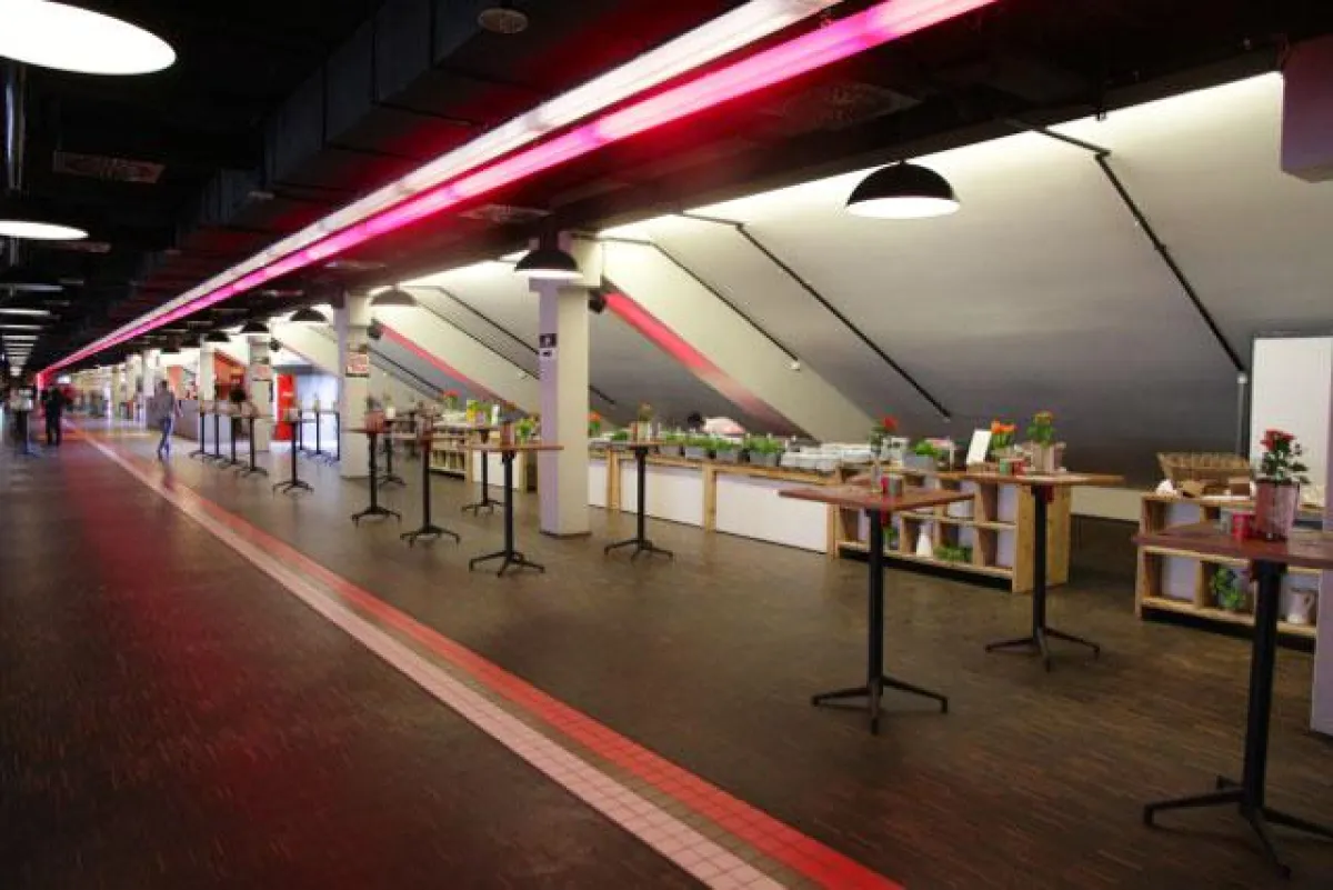 VIP-Catering-Bereich beim FC St. Pauli (Foto: Brunckhorst, frei zur Veröffentlichung)