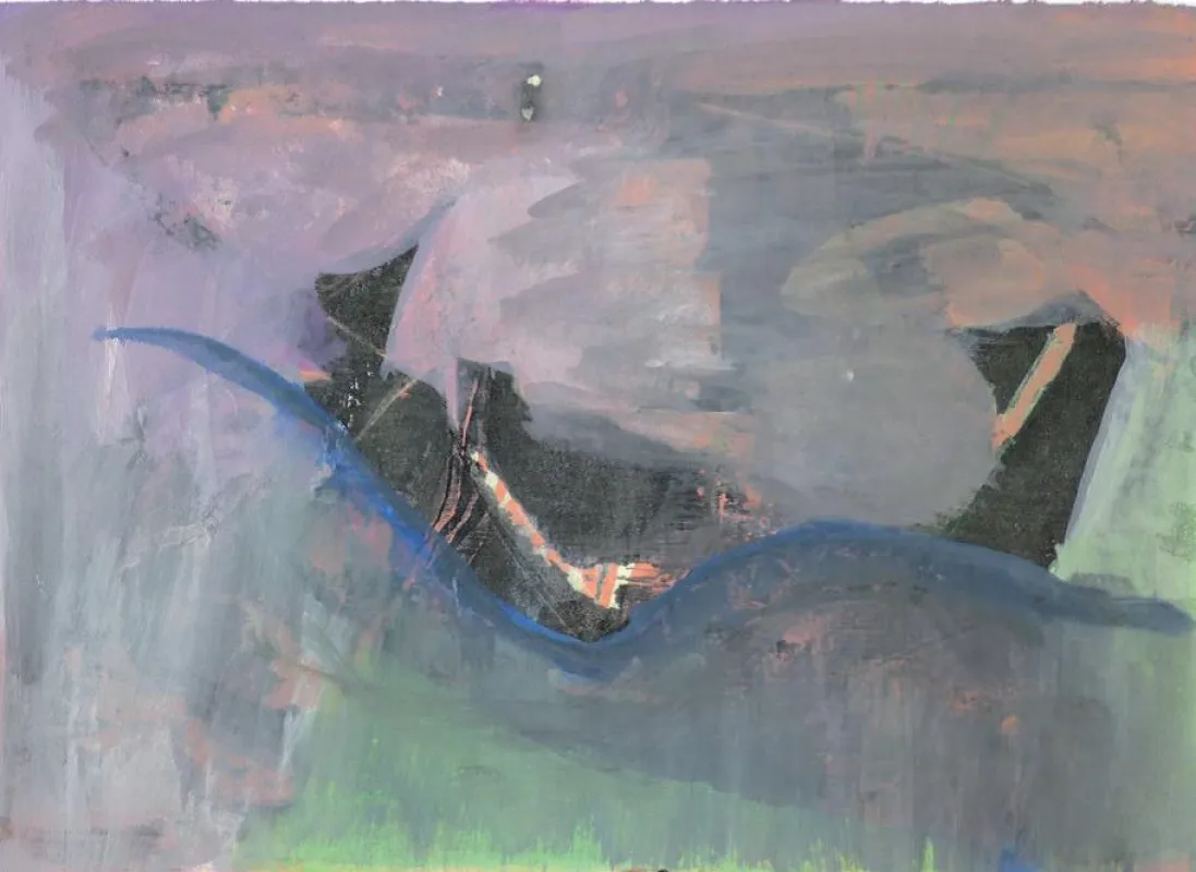 Regina Conrad, o.T. Mischtechnik auf Papier, 2015