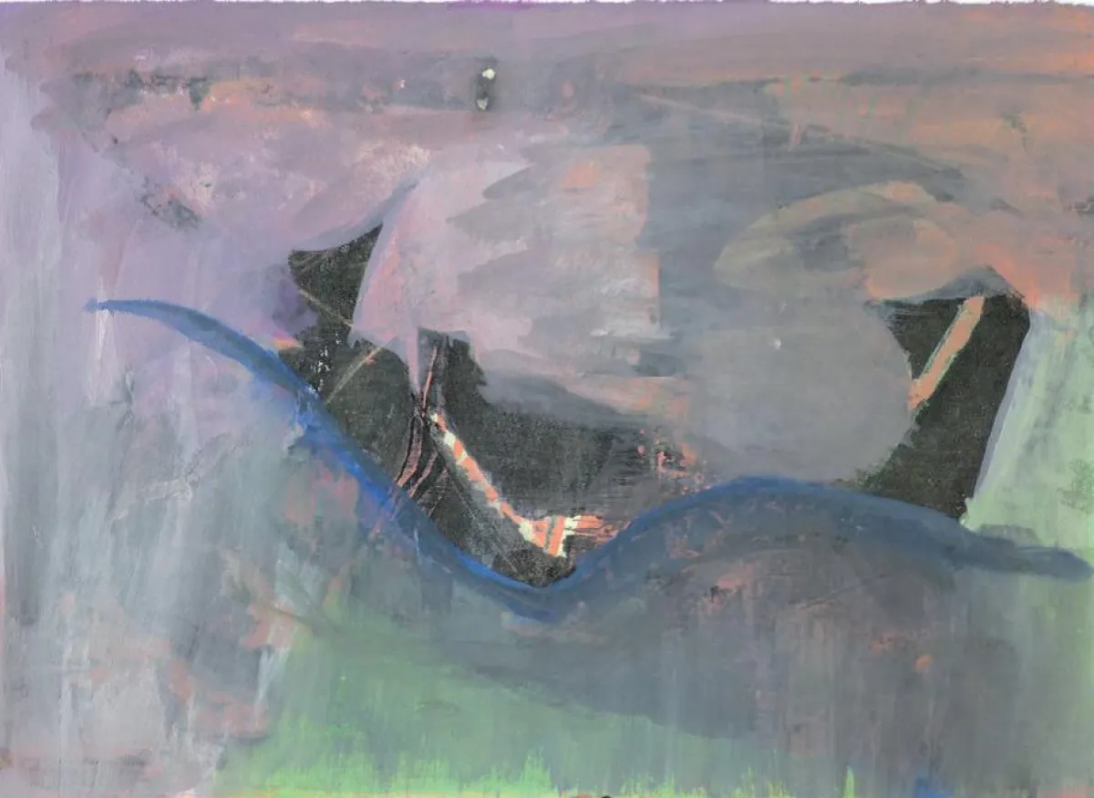 Regina Conrad, o.T. Mischtechnik auf Papier, 2015