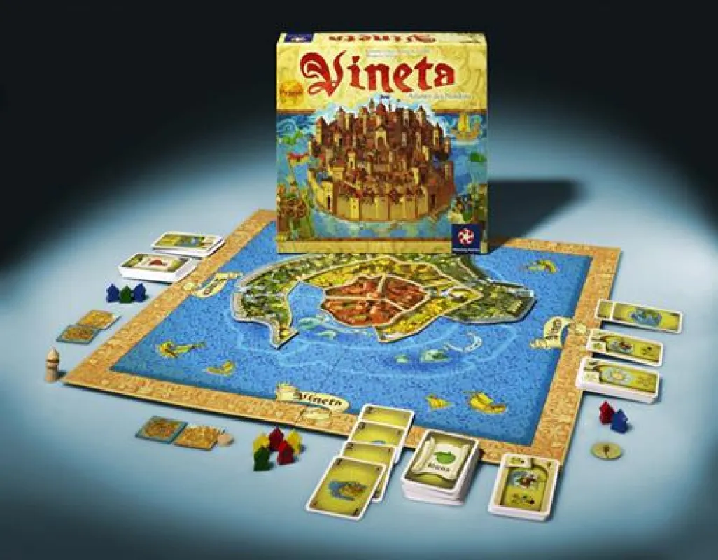 Vineta ist das neue Familienspiel mit Strategie und Taktik in der großformatigen Quadratschachtel bei Winning Moves