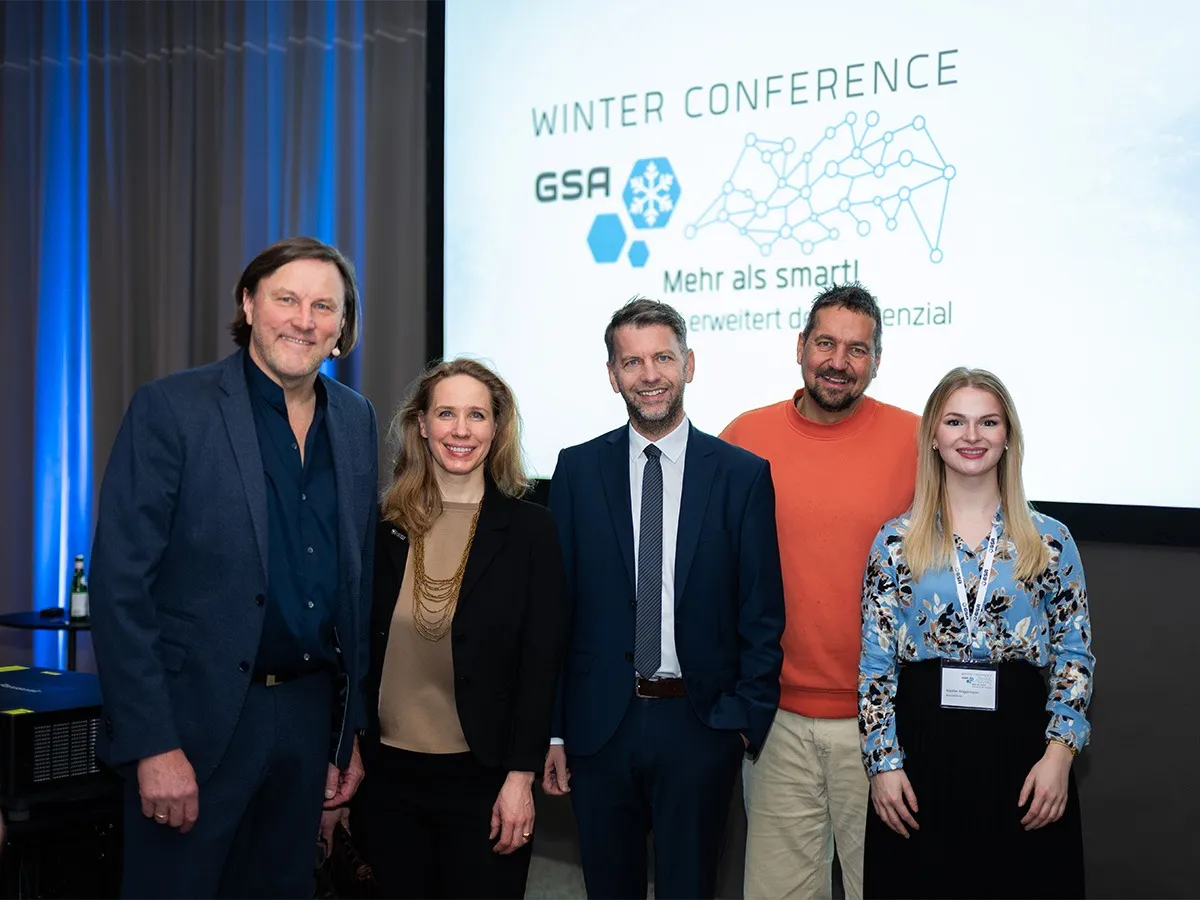 Gruppenfoto von der Eröffnung der GSA Winter Conference (© WMG Wolfsburg)