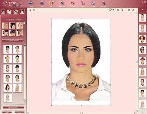 Bild: Virtual Hairstudio Salon Edition – neue Version 5 der Software für Frisuren- und Stilberatung im Friseursalon