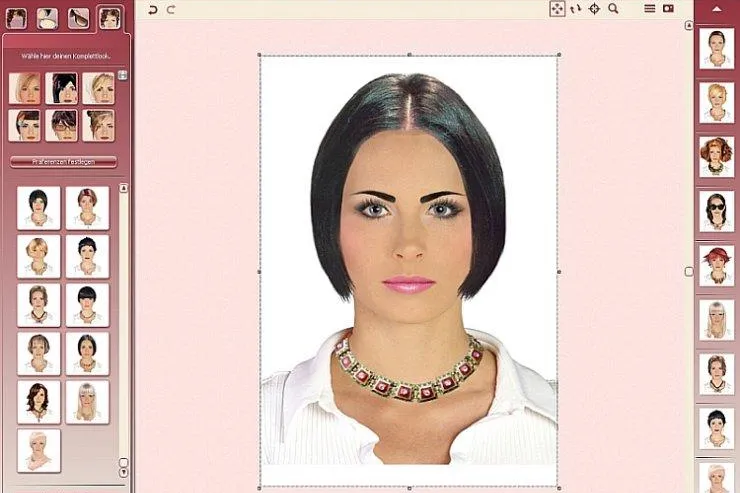 Bild: Virtual Hairstudio Salon Edition – neue Version 5 der Software für Frisuren- und Stilberatung im Friseursalon