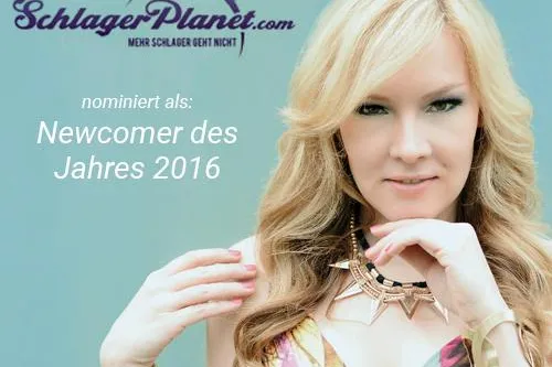Newcomer Schlagersängerin 2016 Bild: Newcomer Schlagersängerin 2016