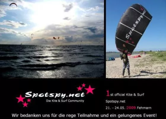 Bild: Erstes offizielles Kite & Surf Spotspy.net Treffen auf Fehmarn war ein voller Erfolg!