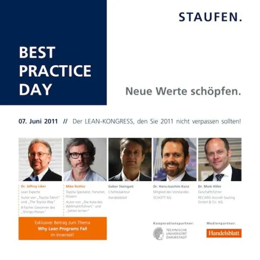 Bild: Best Practice Day 2011: Neue Werte schöpfen