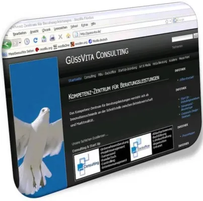 Bild: Das GüssVita Kompetenzzentrum präsentiert sich zum neuen Jahr mit einer neuen Internetseite
