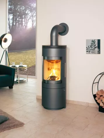 Kaminofen Hark 110 – Eine runde Sache Bild: Kaminofen Hark 110 – Eine runde Sache