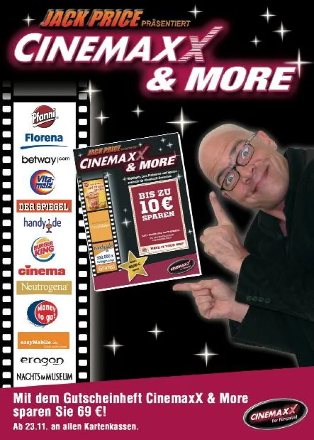 Plakate bewerben CinemaxX & More in allen CinemaxX  Filmtheatern