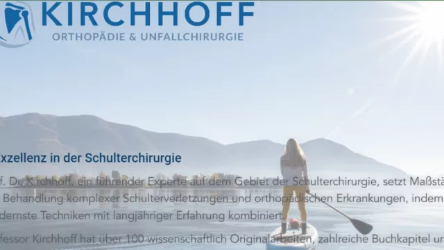 Bild: Prof. Dr. Chlodwig Kirchhoff: Ihr Experte für Orthopädie und Unfallchirurgie in München