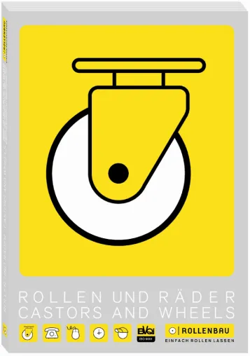 Neuer Katalog für Rollen und Räder von ROLLENBAU Bild: Neuer Katalog für Rollen und Räder von ROLLENBAU