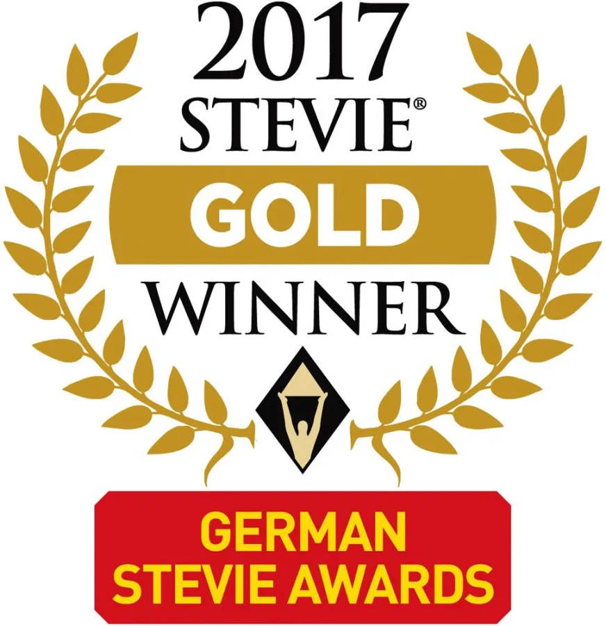 Logo der German Stevie Awards Gold Gewinner