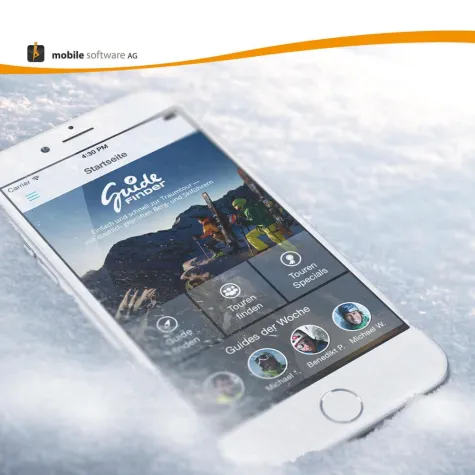 Bild: Bergsport 2.0 mit der Guidefinder App