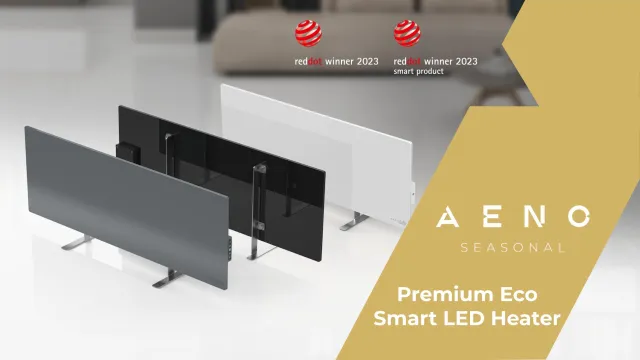 Bild: AENO Premium Eco Smart LED Infrarotheizgerät definiert Komfort und benutzerfreundliches Design beim Heizen neu