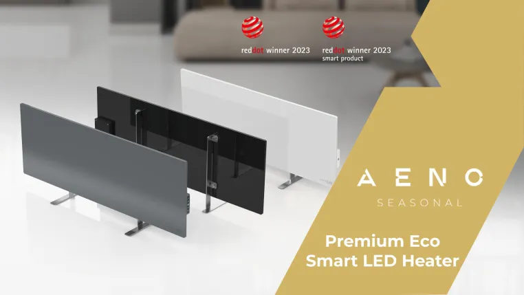 AENO Premium Eco Smart LED Infrarotheizgerät definiert Komfort und benutzerfreundliches Design beim Heizen neu Bild: AENO Premium Eco Smart LED Infrarotheizgerät definiert Komfort und benutzerfreundliches Design beim Heizen neu