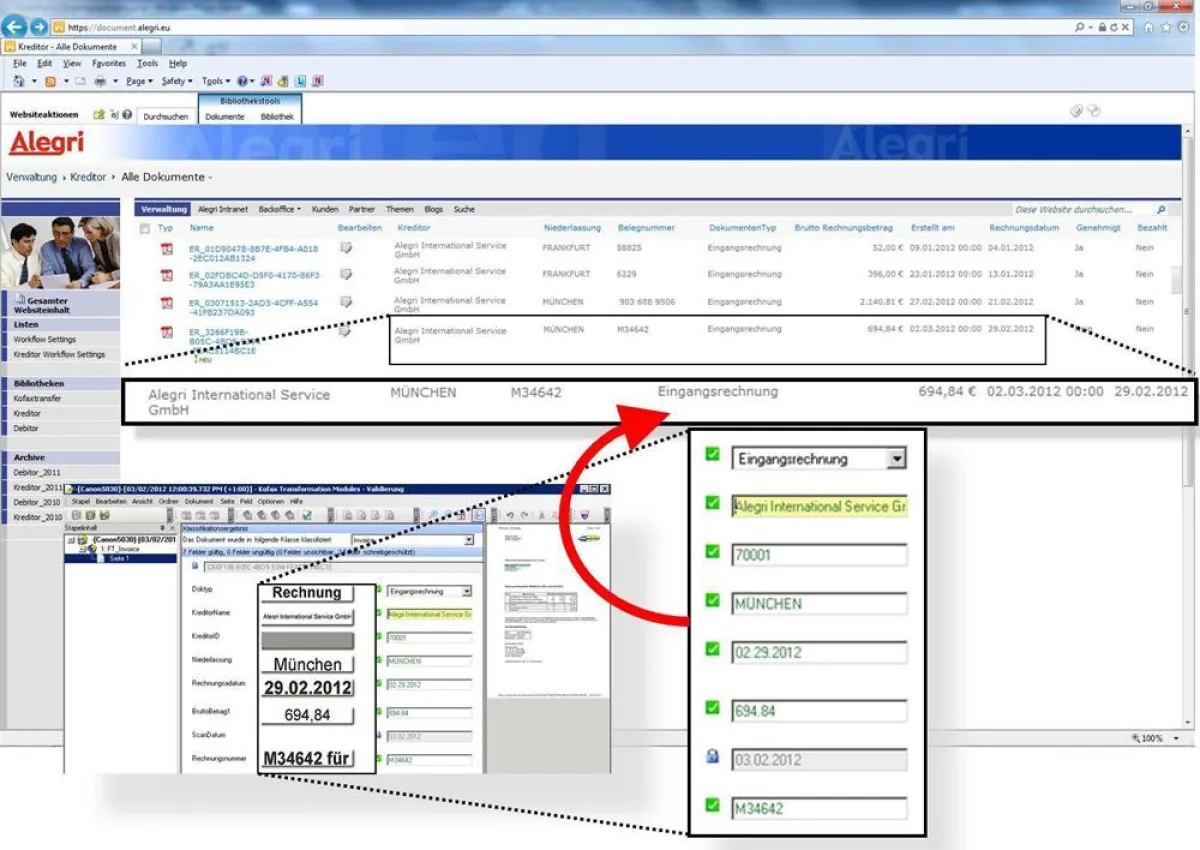 Digitale Eingangsrechnungsbearbeitung automatisiert
