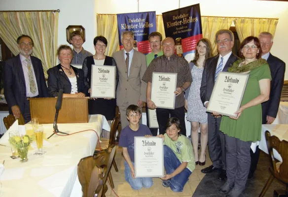 Bild: Preisverleihung zum 22. Zwiefalter Naturfonds-Wettbewerb