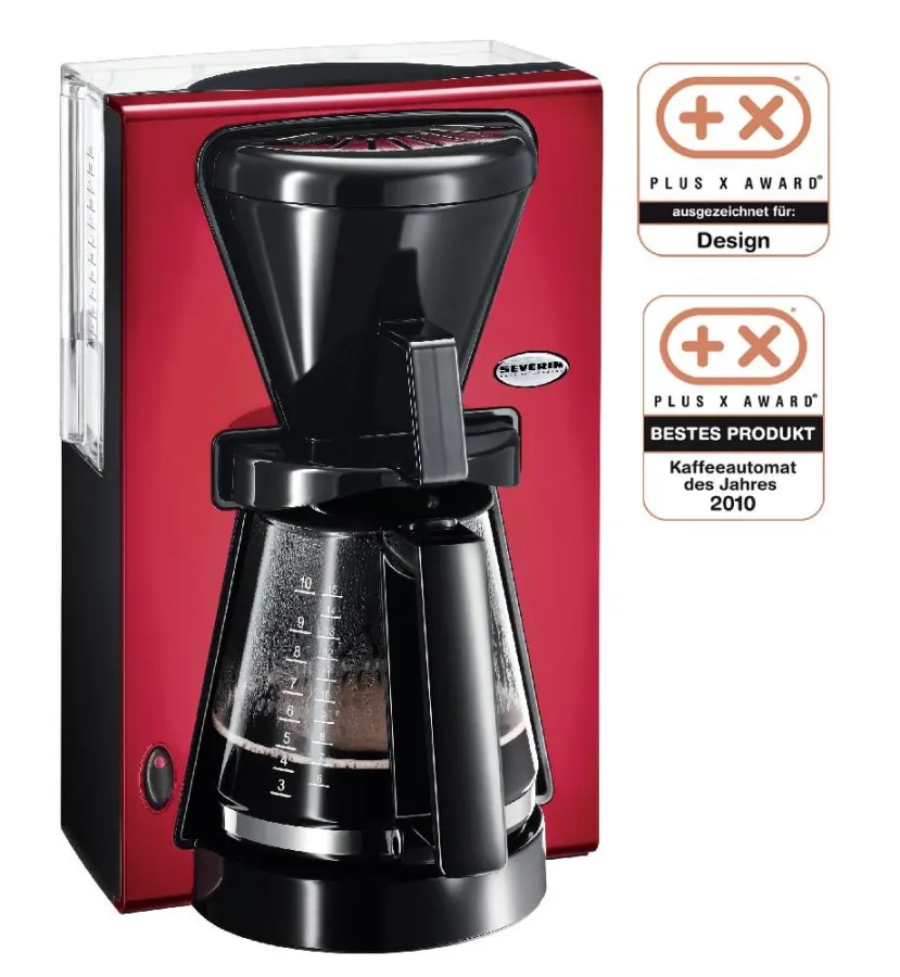 In Sundern gefertigt und international ausgezeichnet – Die KA 5362 „Café Style“ in Schwarz-Rot-Metallic .