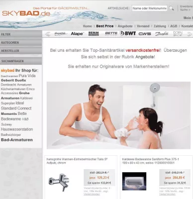 Bild: "Best-Price" Garantie von Skybad.de