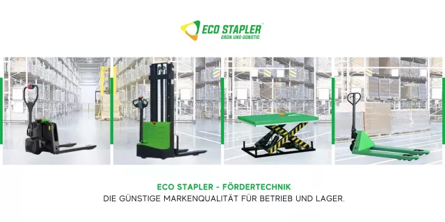 Bild: ECO STAPLER setzt neue Maßstäbe: Bestpreisgarantie für hochwertige Hub- und Fördertechnik