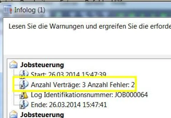 Bild: Massendatenverarbeitung (Vertragsinkasso, Vertragsverlängerung) mit dem Maklerverwaltungsprogramm GIN-AX