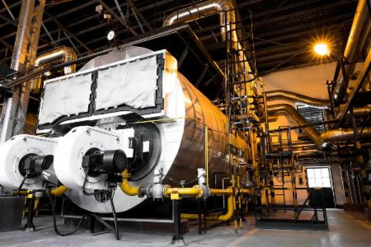 Dampfkesselanlage in der Industrie