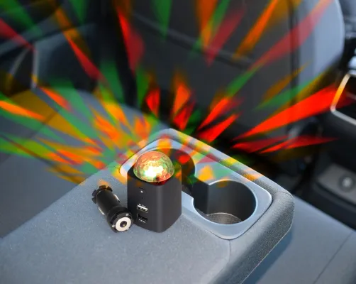 Bild: Technaxx Disco Mobile-Auto Charger TX-159: im Auto und für unterwegs