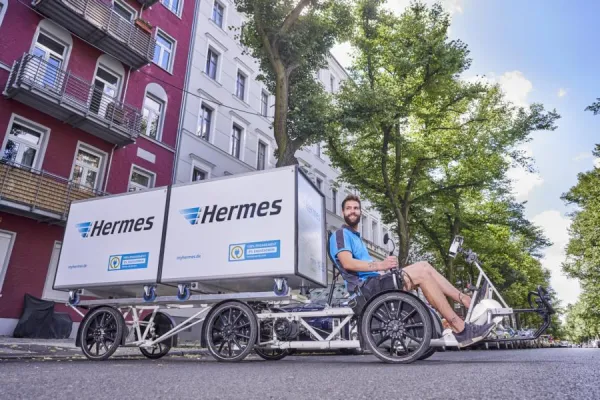 Bild: Hermes nutzt das Battery Sharing System von GreenPack
