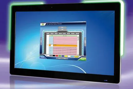 Kraftvoller Panel-PC mit Panorama - Display Bild: Kraftvoller Panel-PC mit Panorama - Display