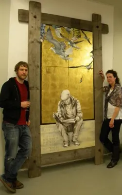 Bild: Kunstausstellung "heimway" von Olaf Kock in der GALERIE GERSTAECKER