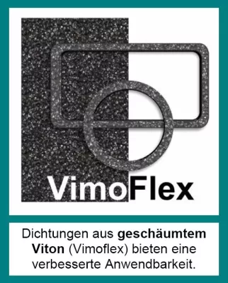 Bild: Neuartige geschäumte Viton-Dichtungen bieten verbesserte Anwendbarkeit