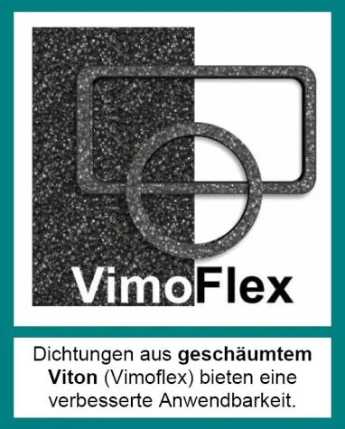 Bild: Neuartige geschäumte Viton-Dichtungen bieten verbesserte Anwendbarkeit