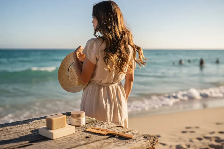 Bild: Sommer, Sonne, Salzwasser – warum Haare auf Reisen besondere Pflege brauchen