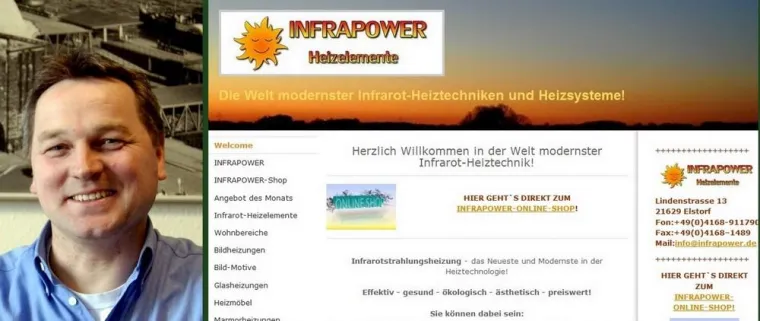 Bild: Infrarot-Heiztechniken und Heizsysteme – INFRAPOWER startet mit neuem Informationsportal