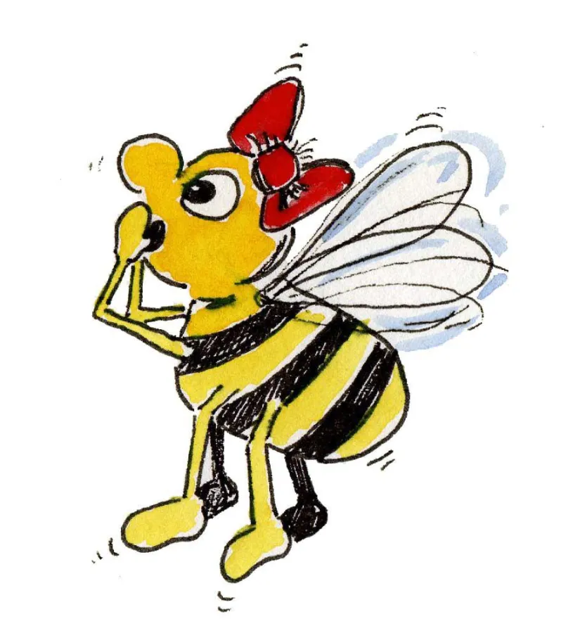 Sie fliegt in vierte Saison: Die mutige Biene Beatrix!