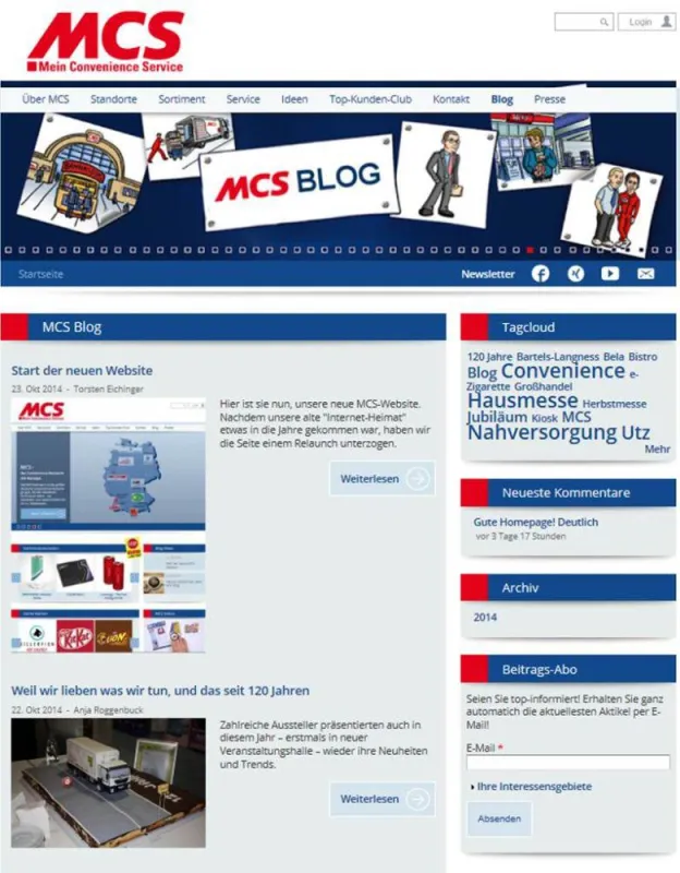 MCS Unternehmens-Blog