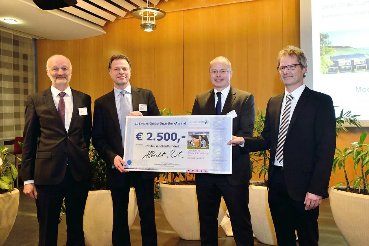 Verleihung des Smart Grids-Quartier-Awards an KACO new energy und Kruck + Partner