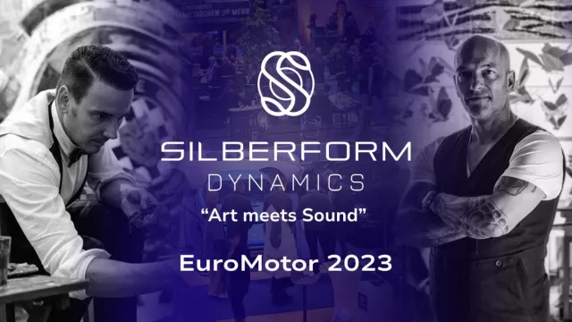 Bild: Silberform Dynamics präsentiert "Art meets Sound" auf der EuroMotor 2023 in Stuttgart