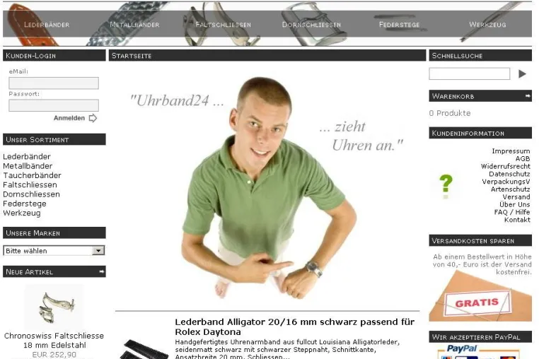 Bild: uhrband24.com - zieht Uhren an