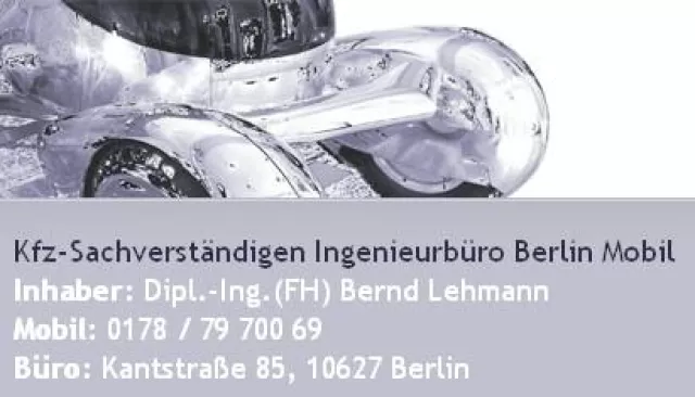 Bild: Neues, zentral gelegenes Kfz-Ingenieurbüro in Berlin-Charlottenburg