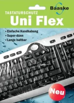 Bild: Baaske PC Uni Flex bietet den idealen Tastaturschutz