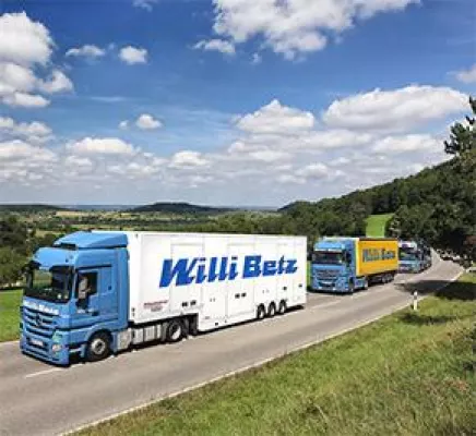 Bild: Telematiklösungen von Transics bei der europäischen Flotte von Willi Betz
