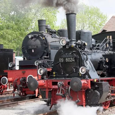Bild: Moonlight Serenade und Pfingstdampftage im Deutschen Dampflokomotiv-Museum Neuenmarkt