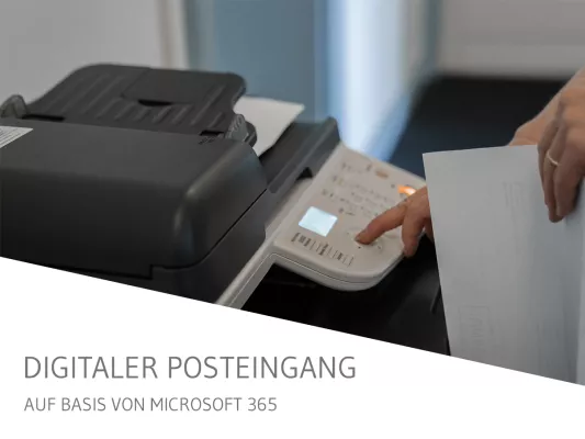 Bild: Automatisierter Schriftverkehr mit einem digitalen Posteingang auf Basis von Microsoft 365