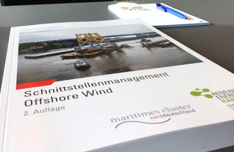 MCN und EEHH-Cluster veröffentlichen zweite Auflage „Offshore Handbuch Schnittstellenmanagement“ Bild: MCN und EEHH-Cluster veröffentlichen zweite Auflage „Offshore Handbuch Schnittstellenmanagement“